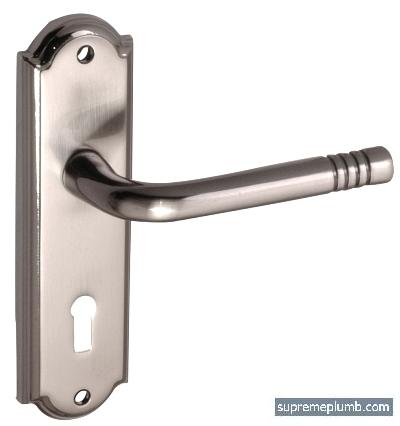 Madrid Lever Lock Satin Black Nickel 